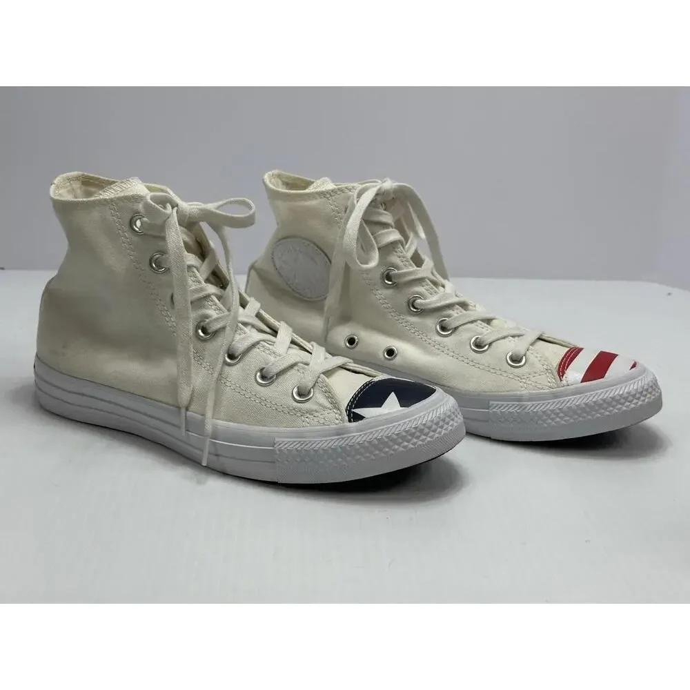 Converse Chuck Taylor All Star USA Flag‎ Toe Stars Stripes Sneakers Unisex Men 6